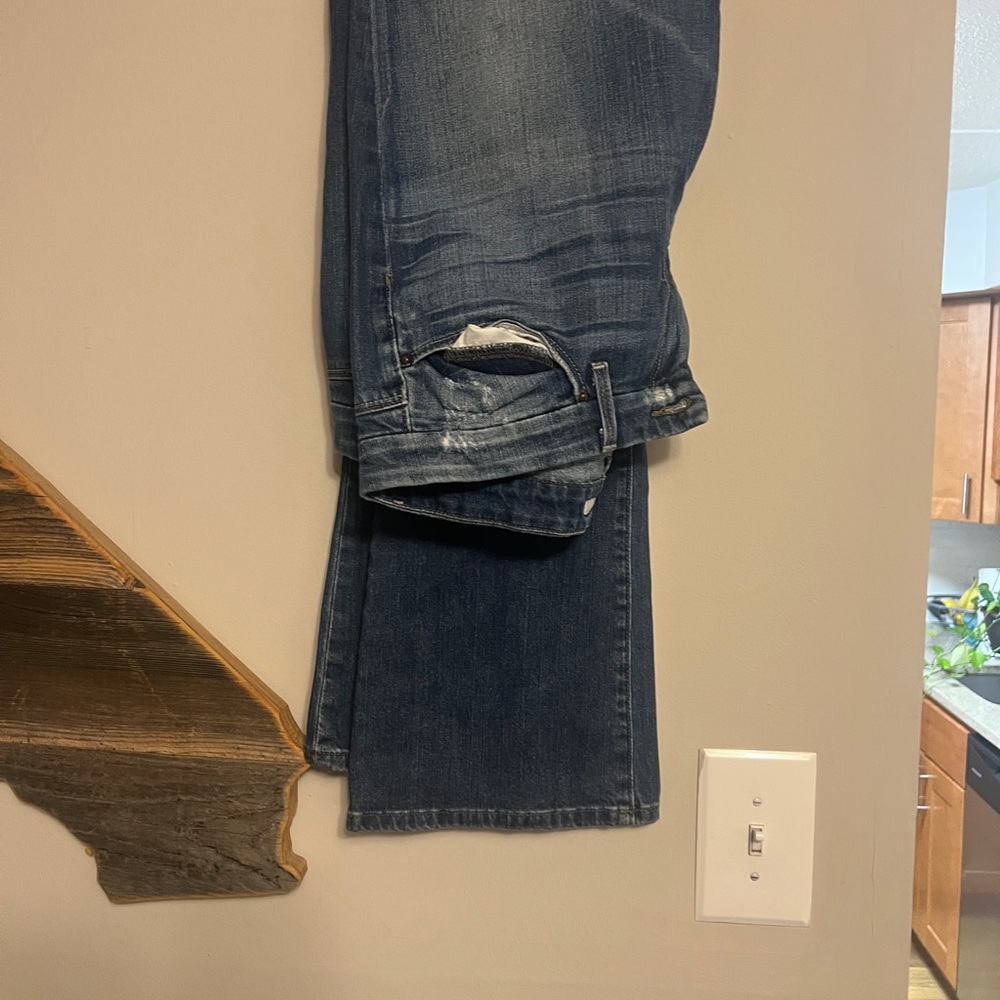 Joe's Jeans Straight Leg Dark Blue Denim